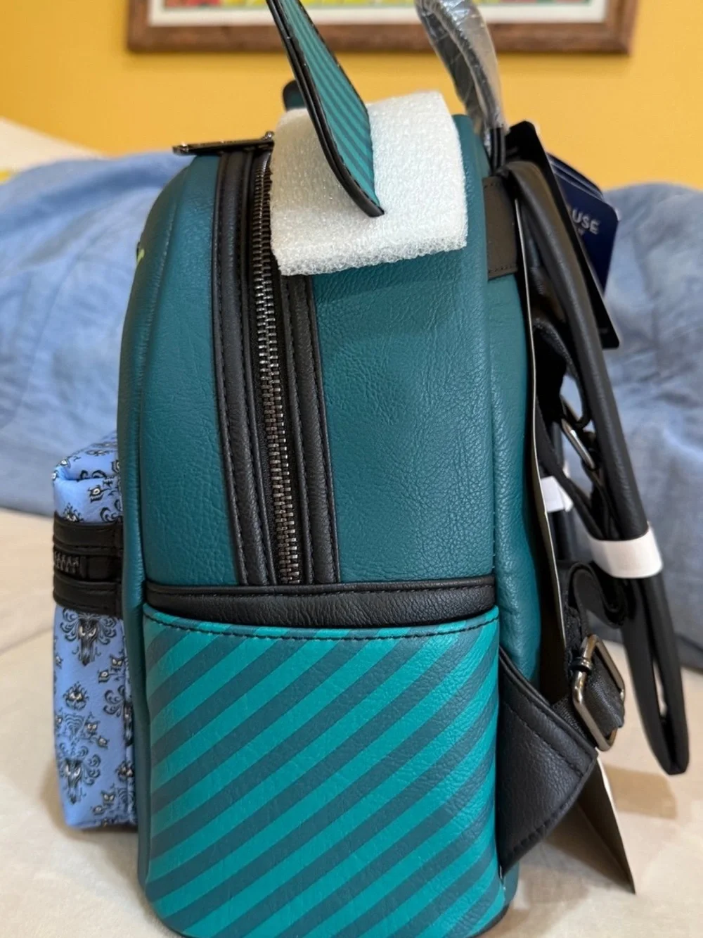 Mickey’s Main Attraction Haunted Mansion Loungefly Backpack